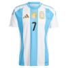 Maillot de Supporter Argentine De Paul 7 Domicile 2024 Pour Homme